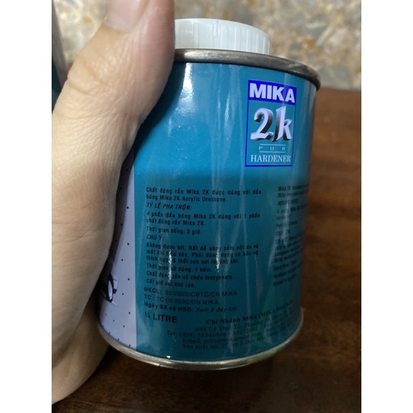 Dầu bóng tăng độ cứng 2 thành phần MiKa 2K