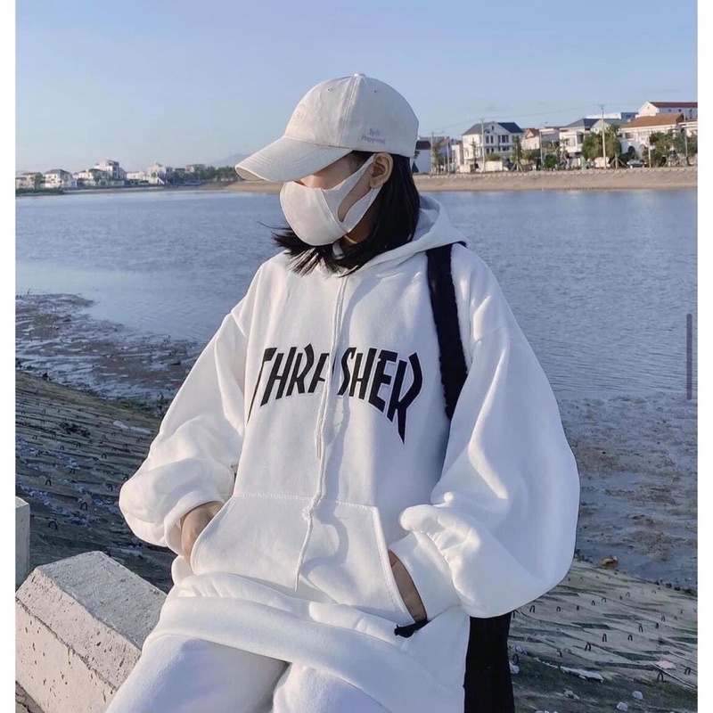 Áo Hoodie Form Rộng Tay Bồng Unisex Nam Nữ , Áo Nỉ Mũ Lót Bông Dày Đẹp In Hình Siêu Chất Rubystore | BigBuy360 - bigbuy360.vn