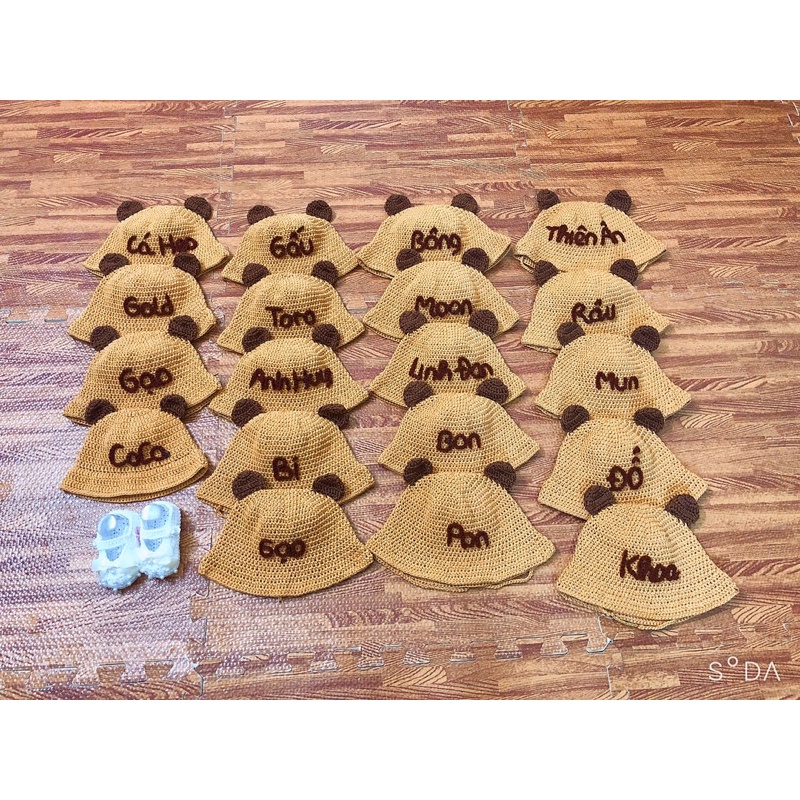 Mũ tai gấu cho bé