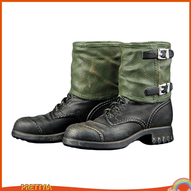 Giày Bốt Quân Đội Cho Mô Hình Người Lính Tỉ Lệ 1 / 6 12 "