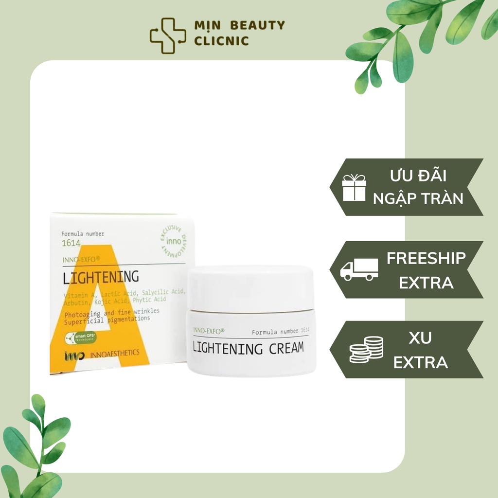 Tinh Chất Vitamin A 5% Innoaesthetics Inno Lightening Hoạt Chất Tái Tạo Đều Màu Da Giảm Thâm Mụn 15g