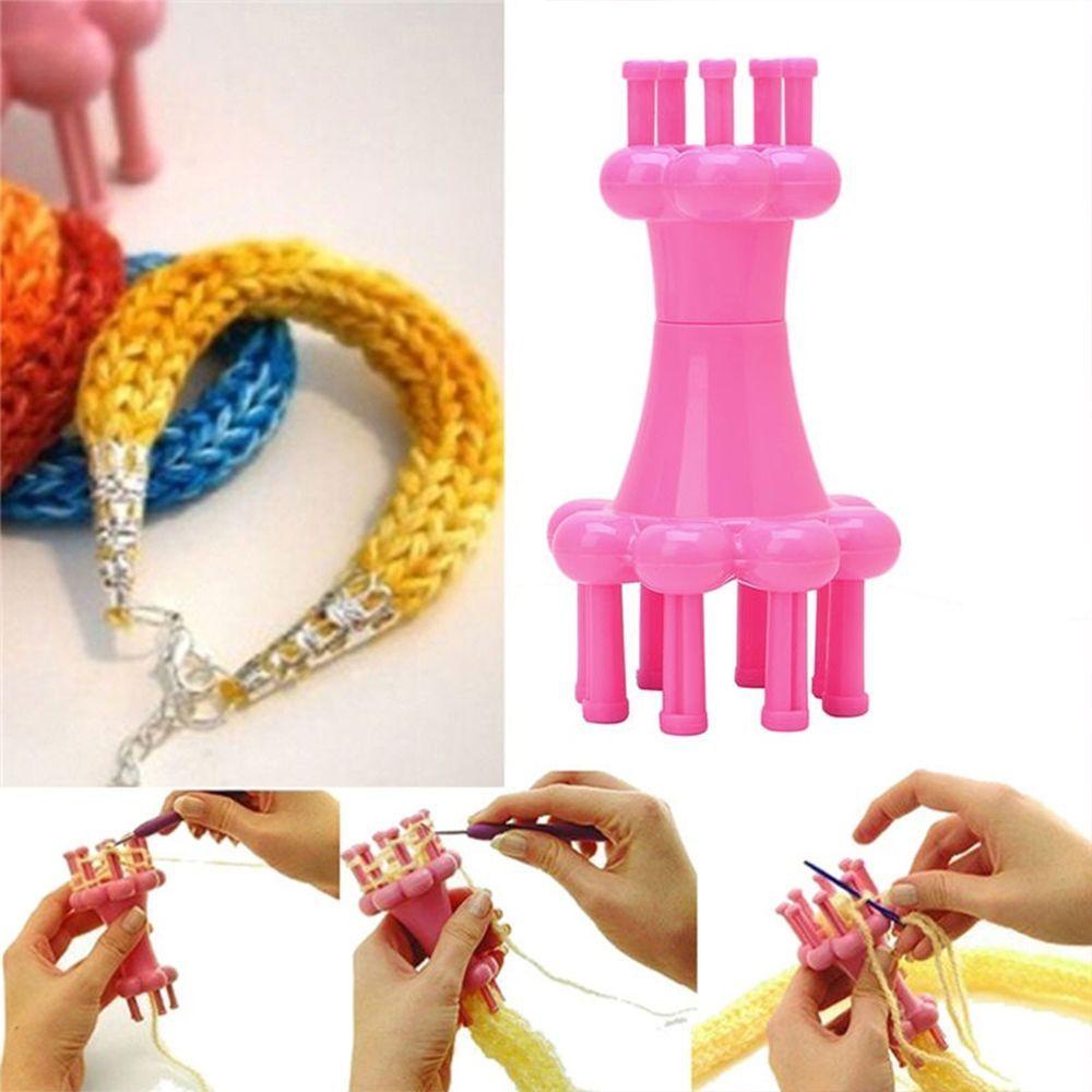 Bộ Dụng Cụ Đan Khăn Choàng Đan Len Mini DIY