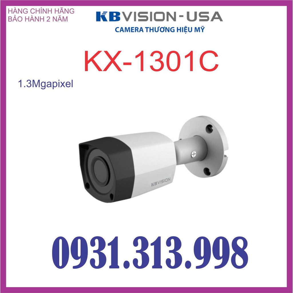 Camera HDCVI 1.3 MP KBVISION KX-1301C