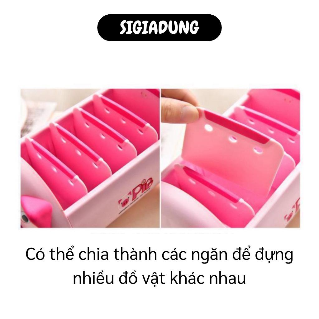 GIÁ SỈ Hộp đựng đồ đa năng hình heo, sản phẩm tiện ích giúp các bạn đặt gọn các dụng cụ trên bàn vào một vị trí 6850