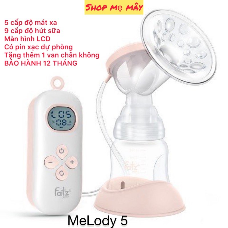 Máy hút sữa điện đơn Fatzbaby Melody 5 / FB1031VN Sản phẩm chính hãng đổi trả trong vòng 30 ngày