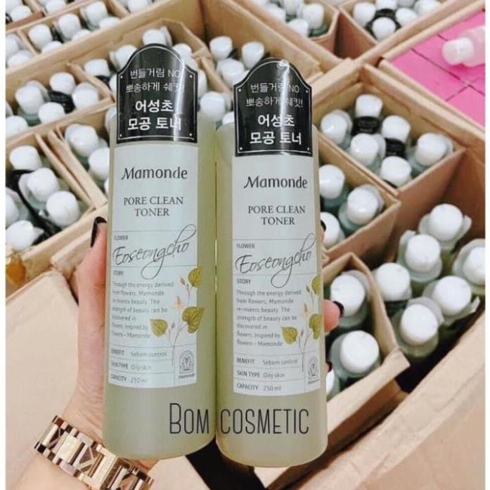 Nước hoa hồng Mamonde Pore Clean, nước hoa hồng se khít lỗ chân lông căng bóng