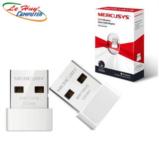 Bộ Thu Wifi Không Dây Chuẩn N Mini USB Mercusys MW150US-150Mbps-