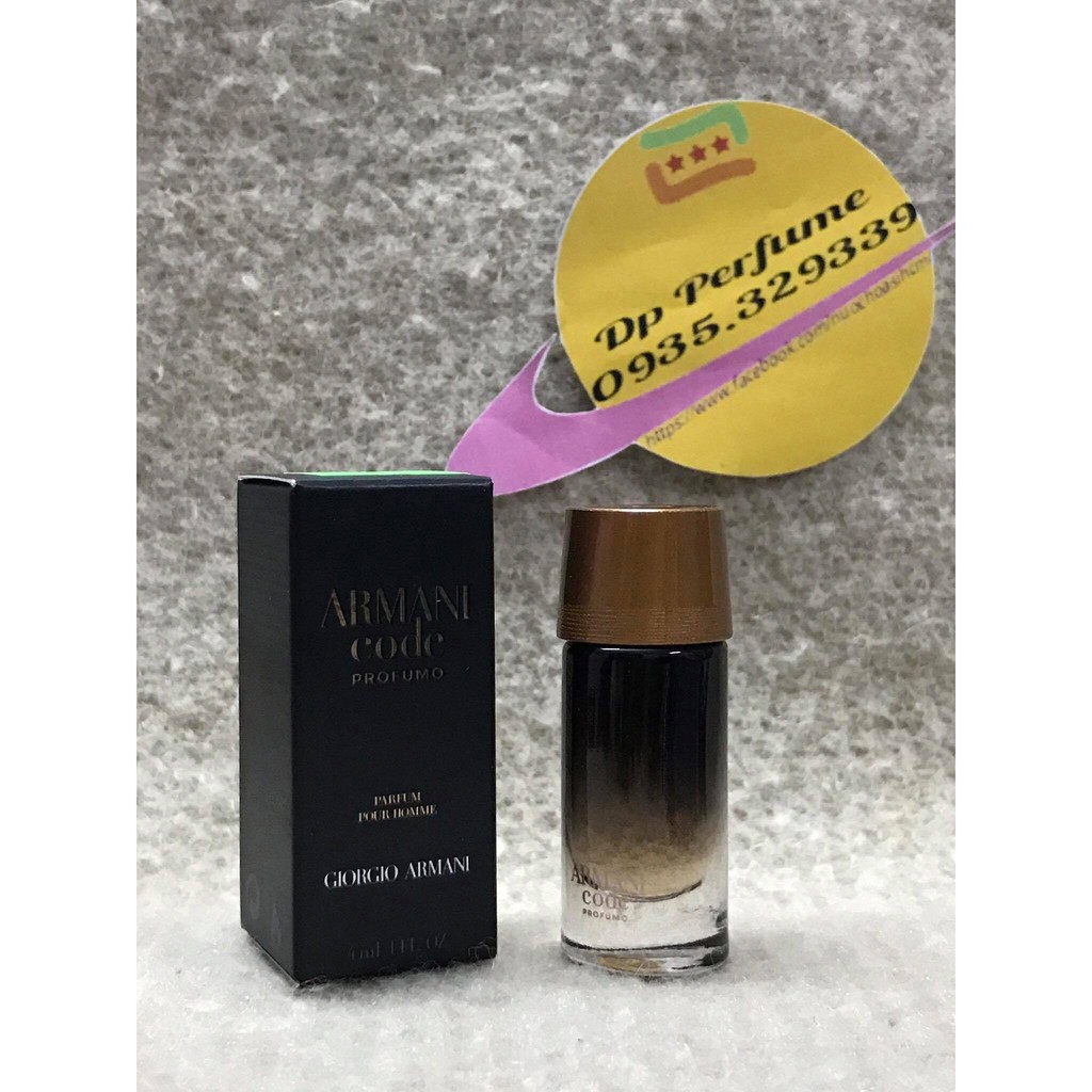 [NƯỚC HOA NAM] – mini  ARMANI - Code Profumo Pour Homme 4ml