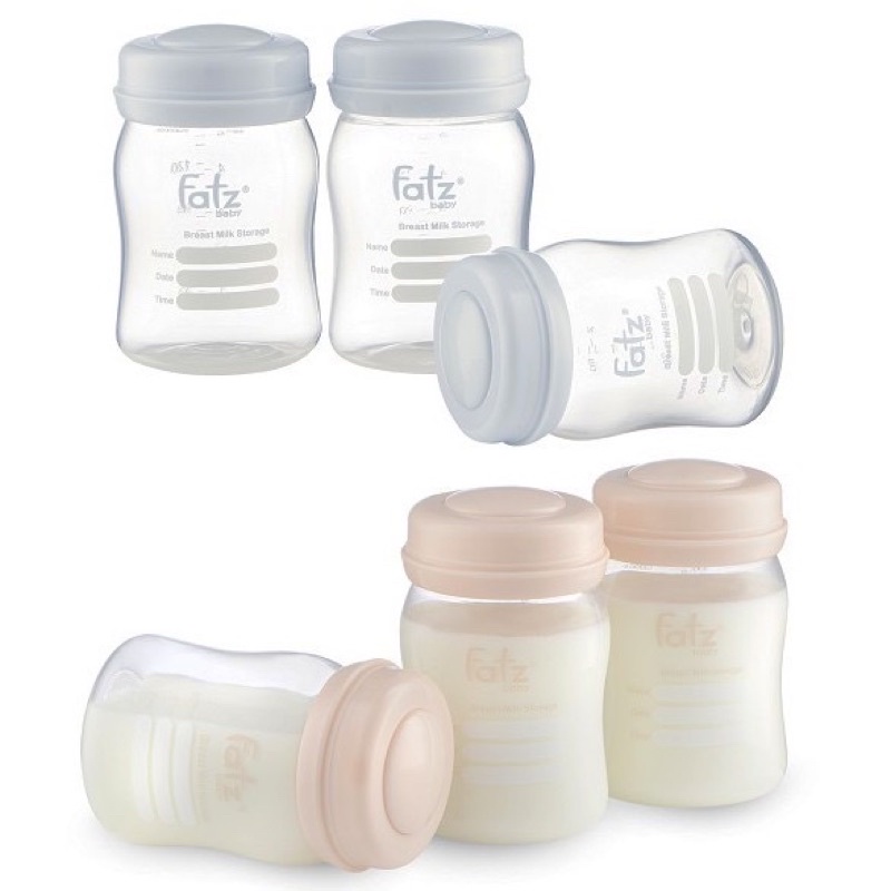 Bộ 3 bình trữ sữa 150ml FatzBaby FB0120N / FB0120