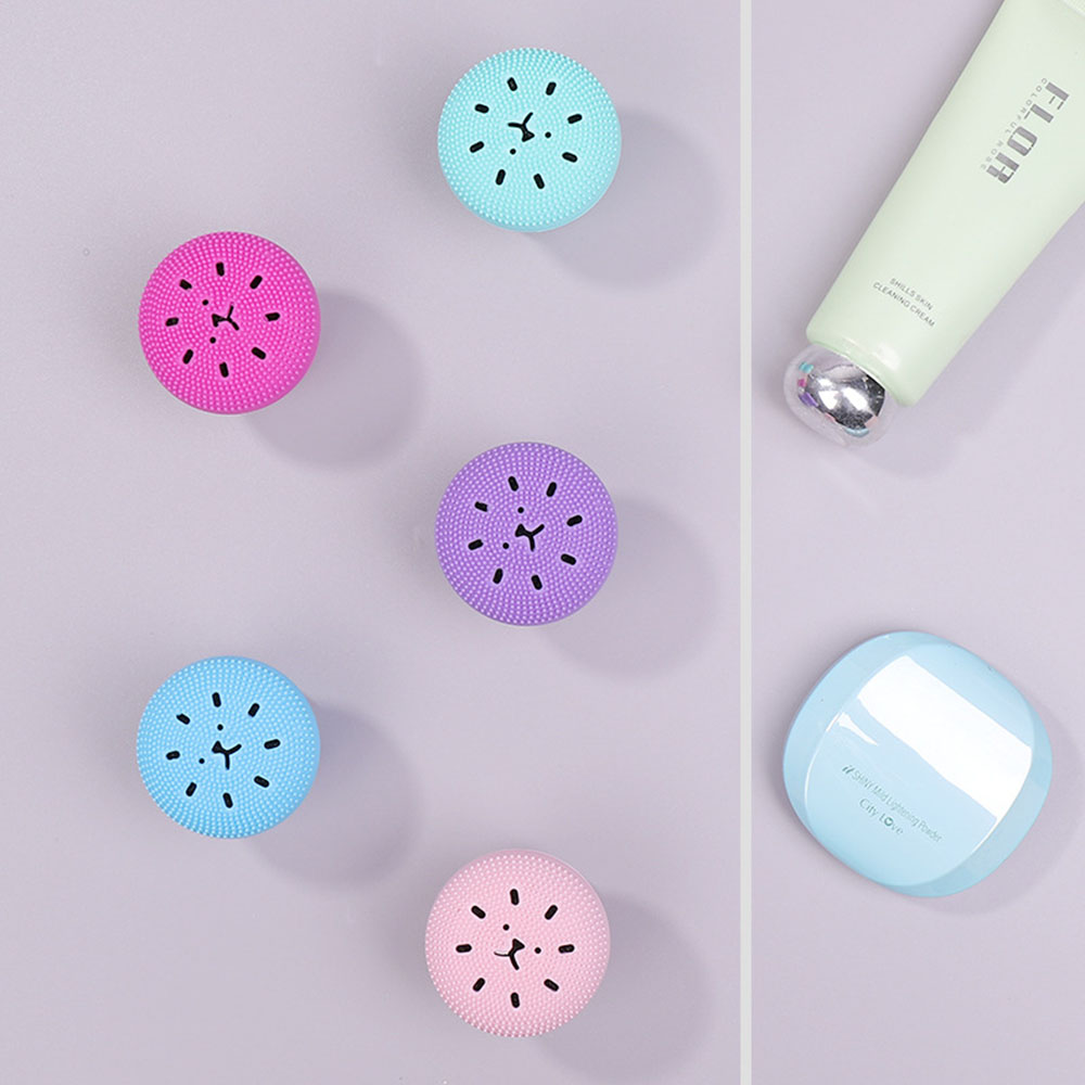 [Hàng mới về] Cọ rửa mặt bằng silicone kiểu dáng bạch tuộc với 5 màu sắc tùy chọn tiện lợi