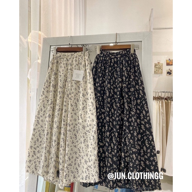 FEEDBACK 116 Chân váy dài hoa nhí dây có lớp lót vintage | BigBuy360 - bigbuy360.vn