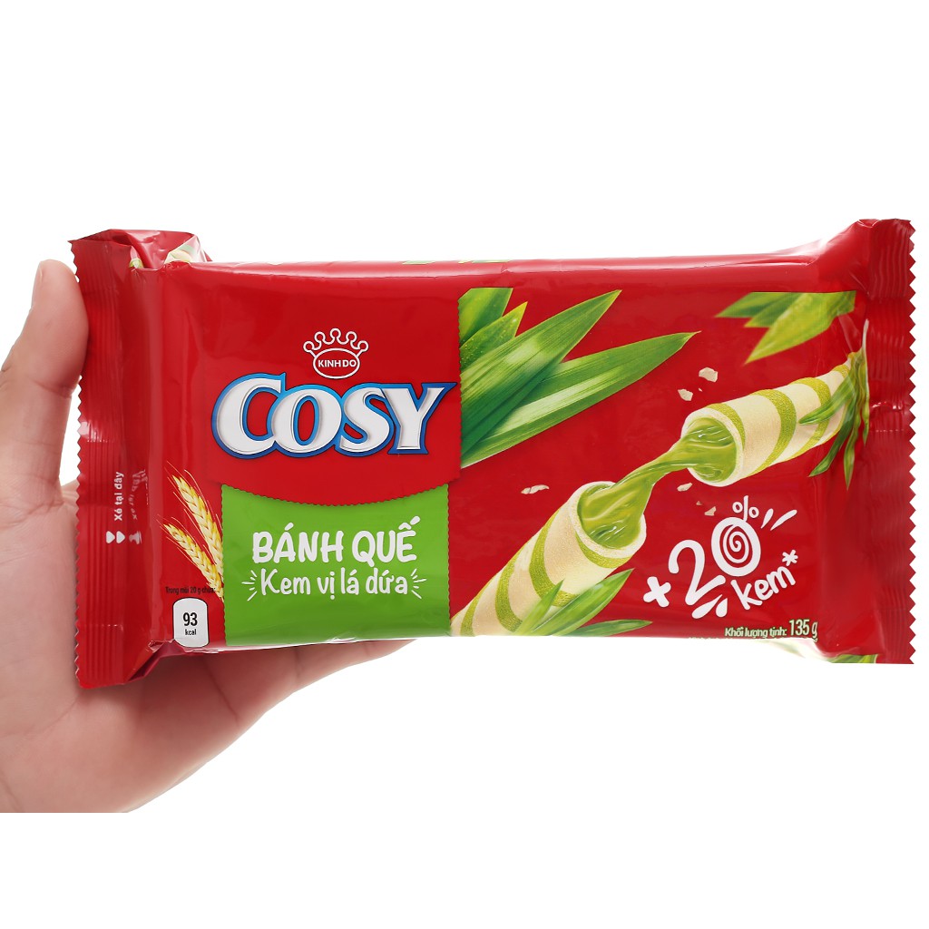 Bánh Quế Cosy Các Vị Gói 135G