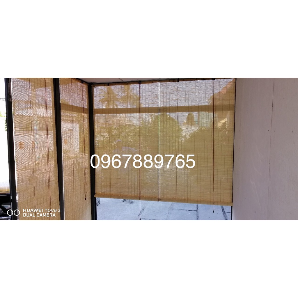 Rèm tăm tre, mành tăm tre treo cửa sổ nhiều kích thước