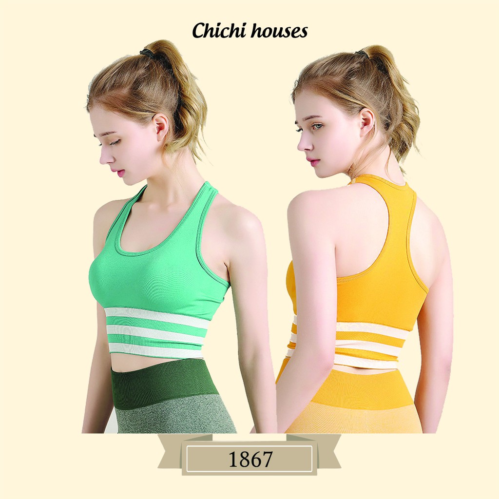 Áo Lót Nữ - Áo Bra Nữ Tập Gym Yoga Màu Trơn - 1867