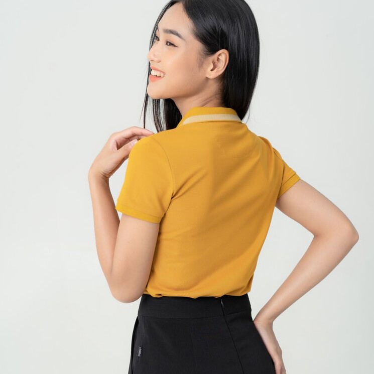 Áo thun polo Yody nữ thiết kế vải đan mắt chim thoáng khí, mềm mịn và thấm hút mồ hôi siêu tốt APN3340 | BigBuy360 - bigbuy360.vn