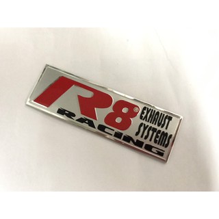 Tem R8 racing nhôm dành cho xe máy