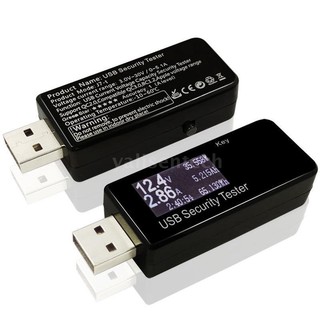 USB Digital Tester Current Voltage Monitor DC 5.1A 30V Amp Voltage Meter Test Speed of Chargers Cables Capacity of Power