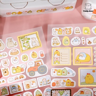 Tấm Sticker BÁNH BAO Dễ Thương /Hình Dán Trang Trí Sổ Bullet Journal