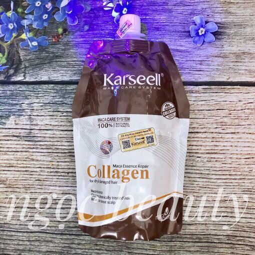 Ủ tóc Karseell Collagen 500ml chính hãng siêu mềm mượt tóc