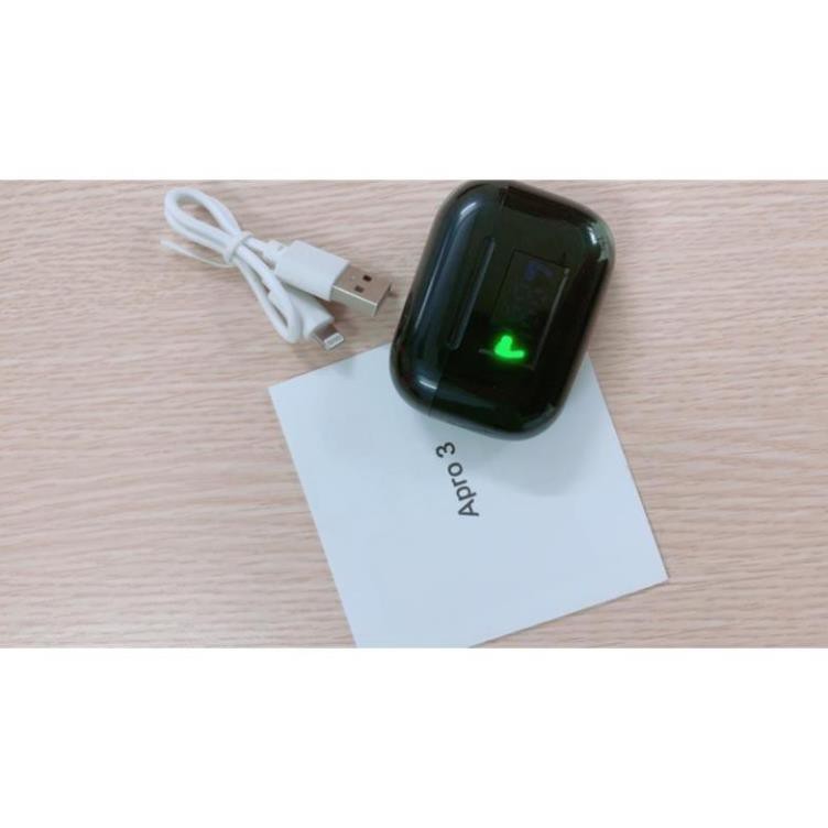 Tai Nghe Bluetooth Apro 3 Wireless 5.0 Màn Hình Led Kỹ Thuật Số Hiển Thị Pin | Âm Thanh Sống Động | Apro3