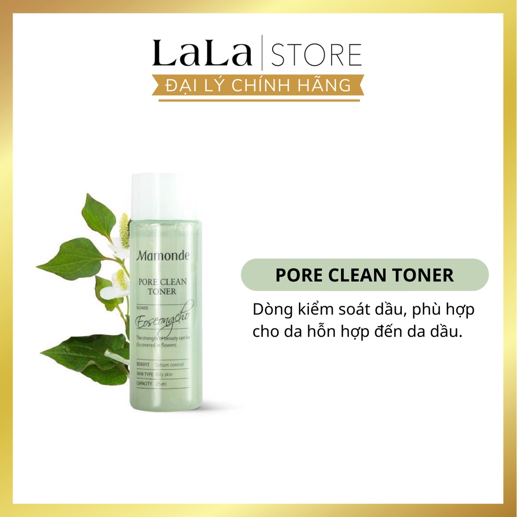 [Mã COSDAY -50K đơn 150K] Nước Hoa Hồng Toner Mamonde Flower Toner Trial Kit (Tách Sét)