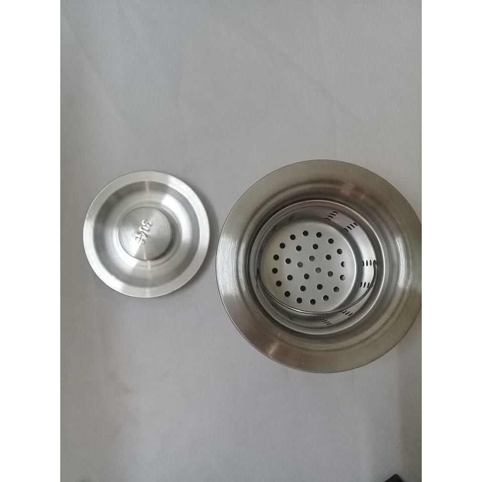 Bộ xi phông thoát nước(Bộ xả nước) dành cho chậu rửa bát 1 hố ,chất liệu inox siêu bền