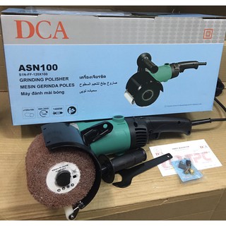 Máy đánh sọc inox dca asn100 , thiết kế tay cầm vững.