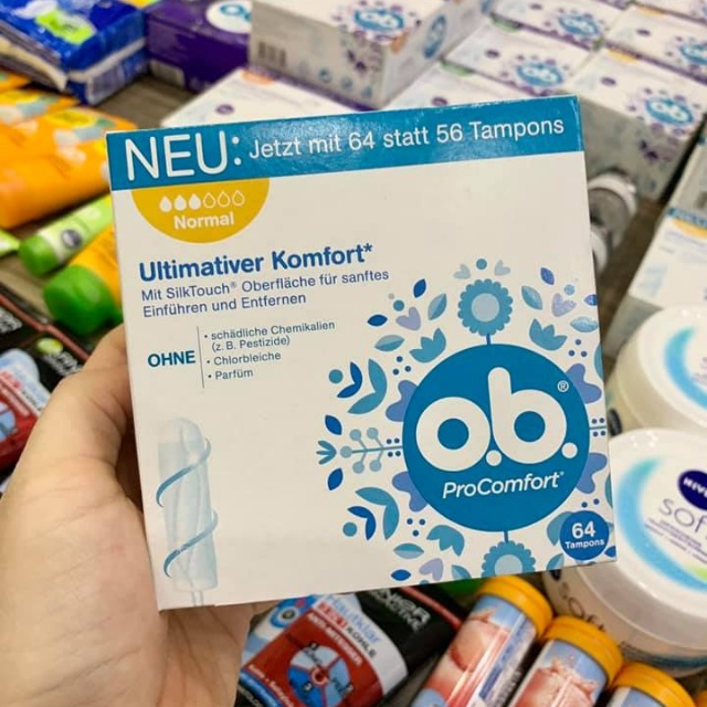 Tampon Ob / Jessa / Facelle nội địa Đức đủ size- Nội địa Đức