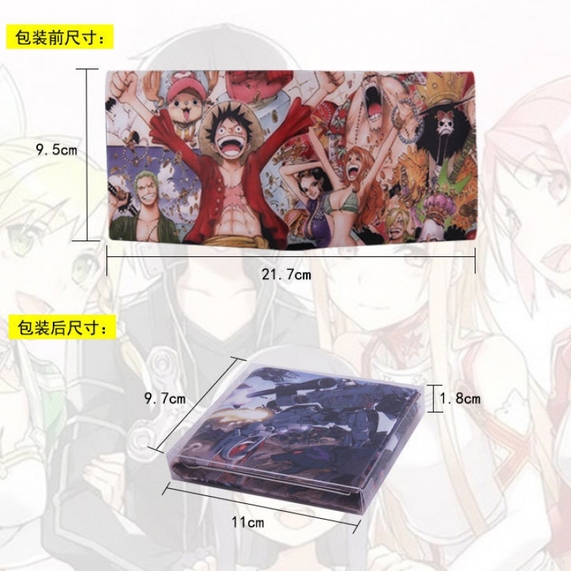 Ví VARZALO MAN in hình hoạt hình One Piece phong cách Nhật Bản cho nam