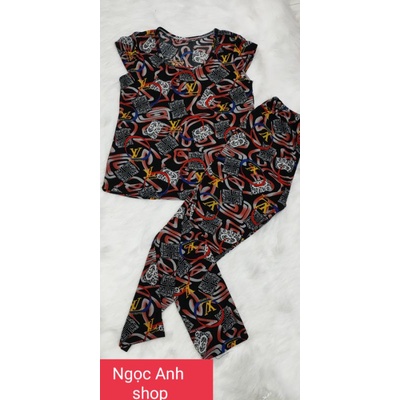 Bộ tay ngắn quần dài thun gân tầm ý
