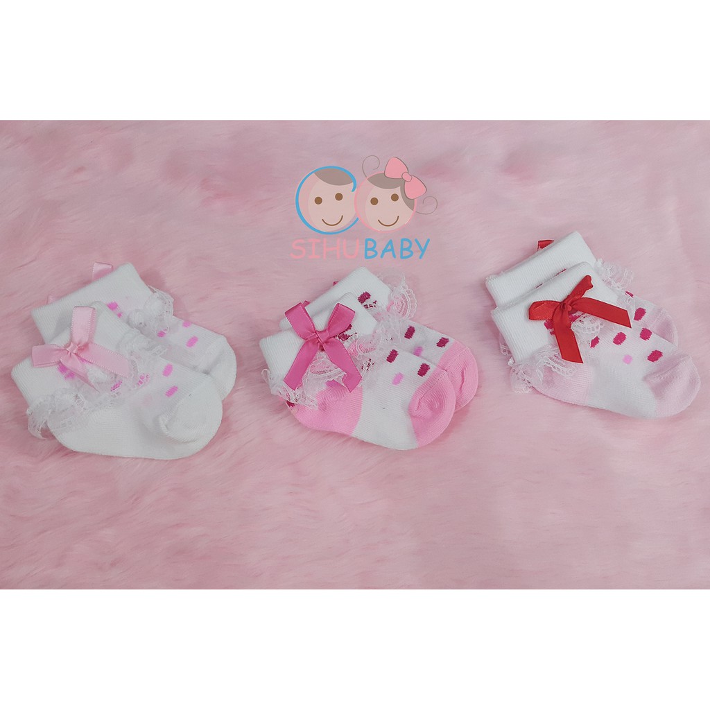 [Mã FAMAYFA giảm 10K đơn 50K] Tất, Vớ Công Chúa Cho Trẻ Sơ Sinh, Bé Gái Đáng Yêu [SiHu Baby Shop]