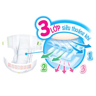 Bỉm-Tả dán Merries M68 nội địa Nhật ( 6-11kg)