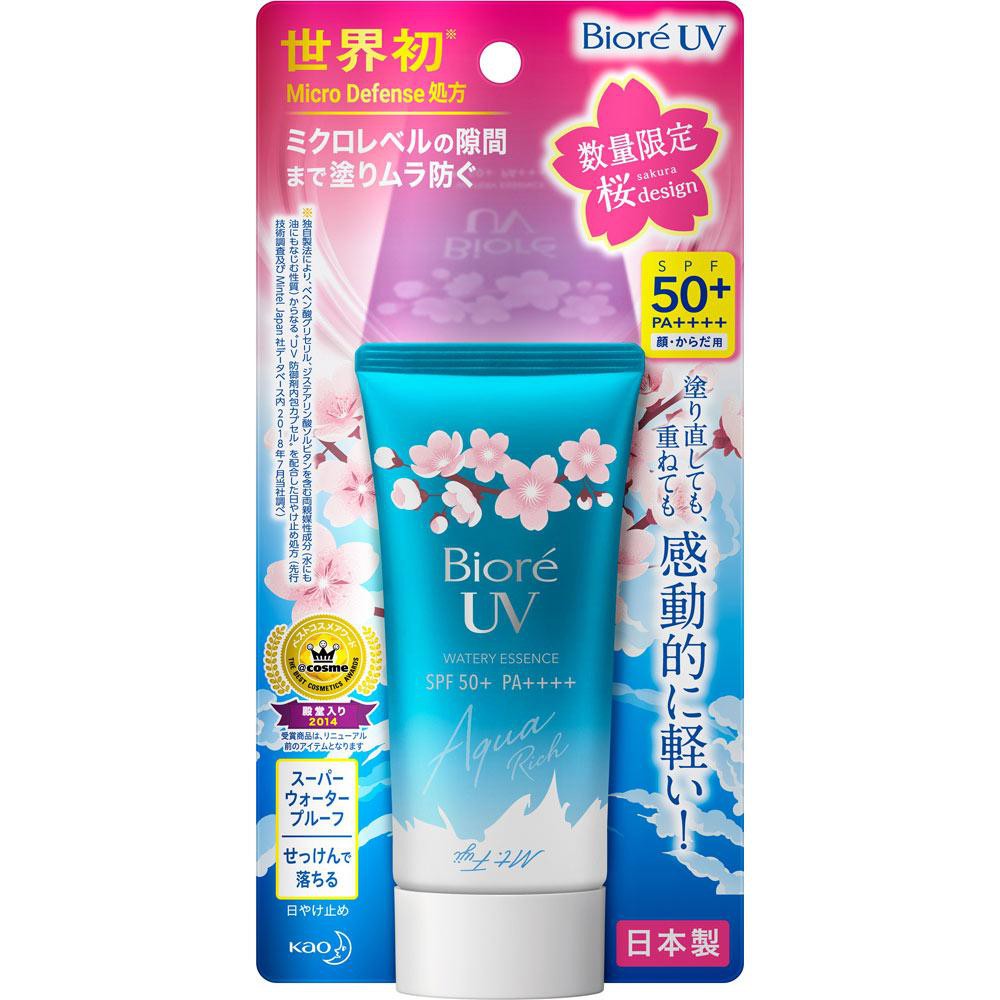 Kem chống nắng Biore Aqua Rich Watery Essence 50g (Limited) Nhật nội địa