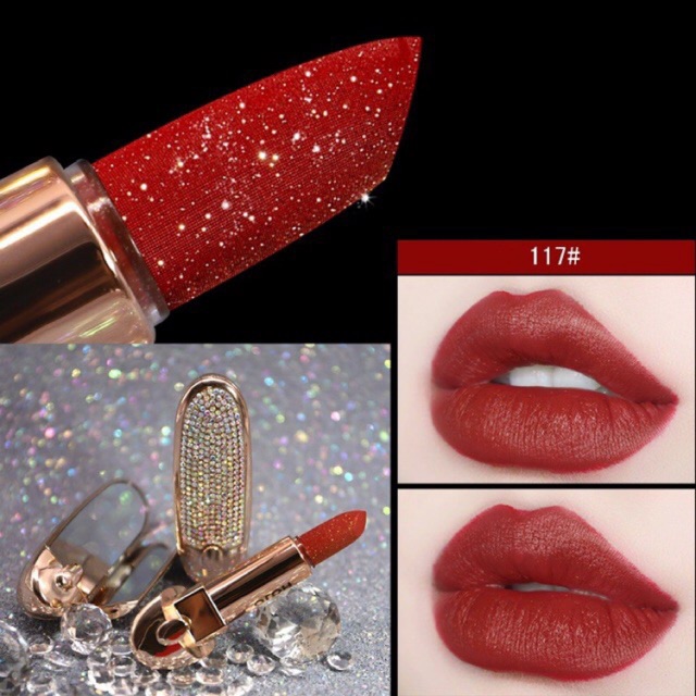 Son kim cương Stunning Queen Matte Lipstick nội địa Trung