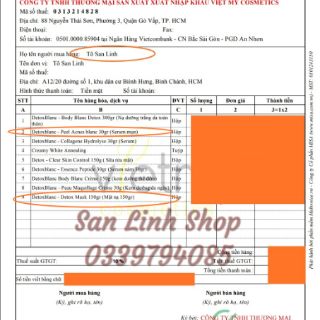 Combo trị mụn detox blanc số 1 và 13