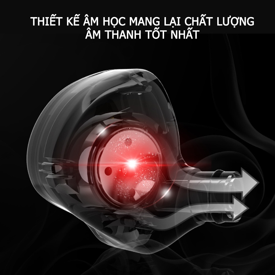 Tai nghe chống ồn QKZ AK6, tai nghe nhét tai âm bass cực mạnh, chơi game nghe nhạc đỉnh cao