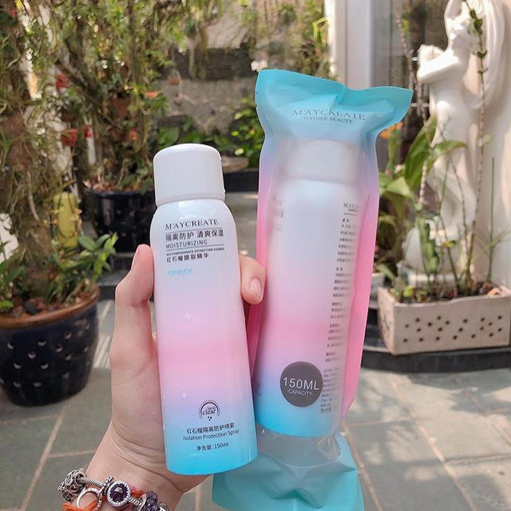 Xịt chống nắng Maycreate 150ml