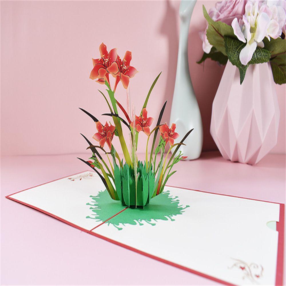 LONTIME Thiệp Mời 3D Nhiều Màu Sắc Chất Lượng Cao