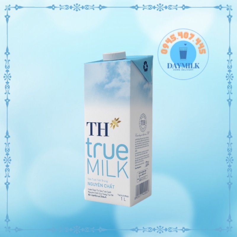 Sữa Tươi Tiệt Trùng Nguyên Chất TH true MILK 1 L