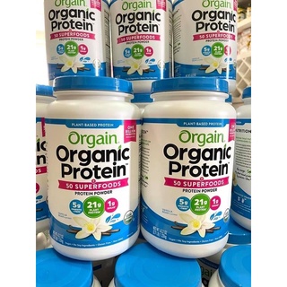 Bột Protein hương vani hữu cơ Organic Protein - 1224g