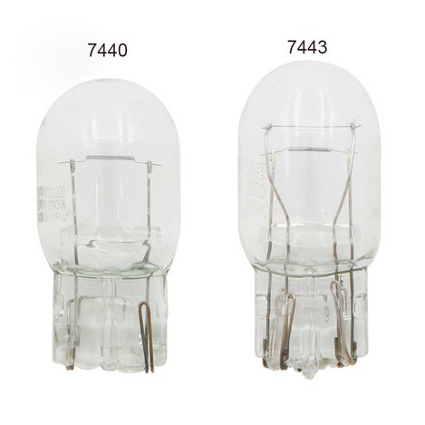 Bóng Đèn lùi de xi nhan tín hiệu chân dẹp Halogen T20 12v 21w 7440 7443 màu Trắng vàng cam dây tóc sợi đốt Xe Hơi ô tô