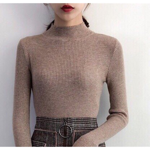 Áo len tăm cổ 3 phân hàng loại 1