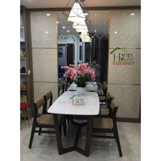 Bộ bàn ăn Concorde Bella mặt đá (Freeship nt HCm, Dĩ An, Biên Hoà)