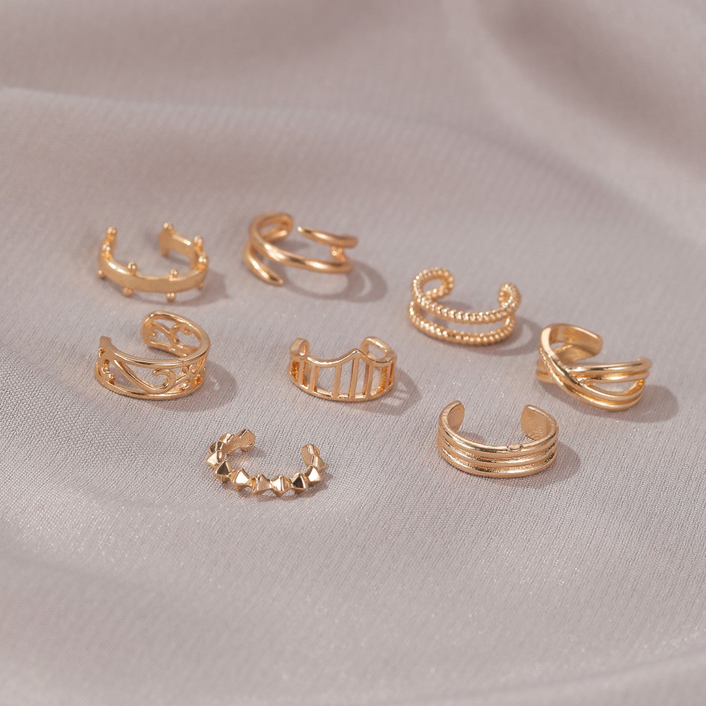 Bông Tai Hình Chữ U Kiểu Dáng Đơn Giản