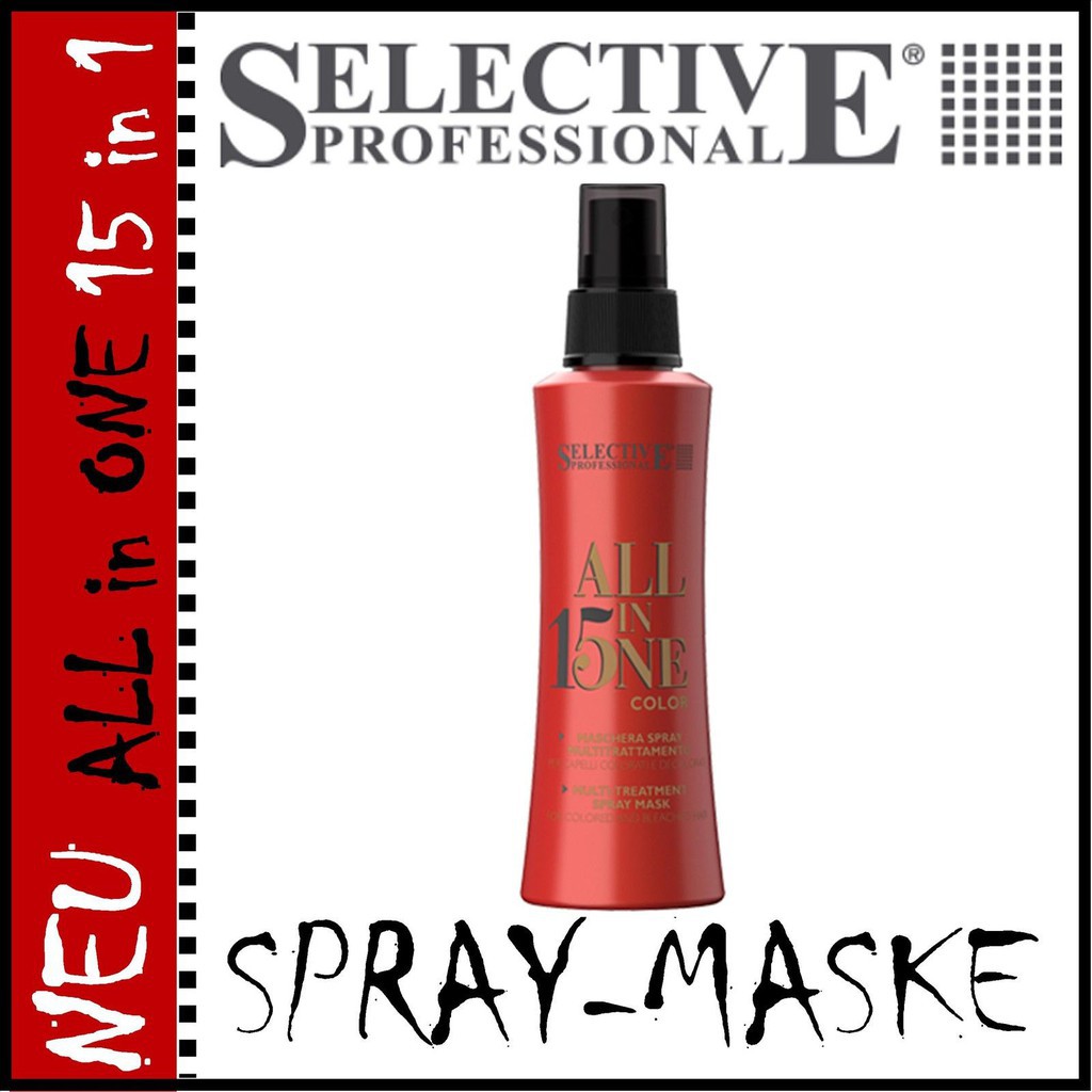 Xịt dưỡng tóc Selective Professional 15 All In One 150ml