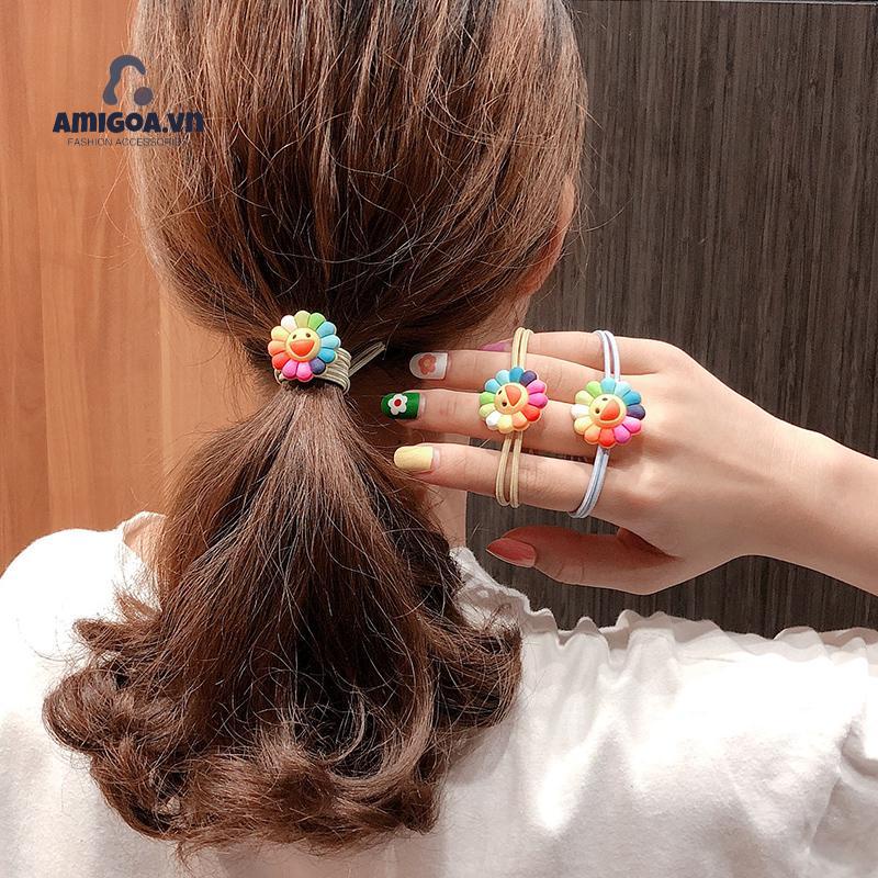 Dây Cột Tóc Hoa Hướng Dương