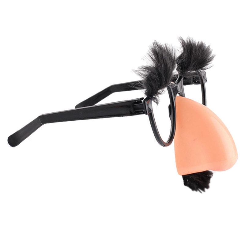 Mắt kính có mũi và râu ngộ nghĩnh dùng hóa trang