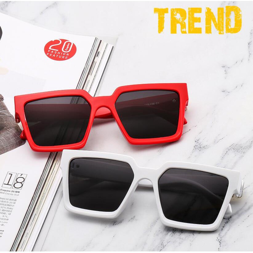 Kính Mát Gọng Vuông Bản Lớn unisex