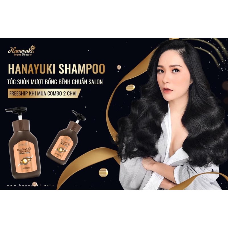 [CHÍNH HÃNG 100%] DẦU GỘI HANAYUKI, dầu gội bồ kết kích mọc tóc, giảm rụng ngứa Hanayuki | BigBuy360 - bigbuy360.vn