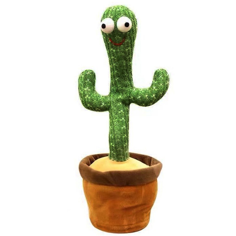 bán như tôm tươi▽✵❐Đồ chơi sang trọng 30CM Cactus Plush điện tử Lắc nhảy với bài hát dễ thương Dancing giáo dục mầm non